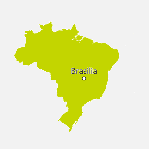 Map of Brazil