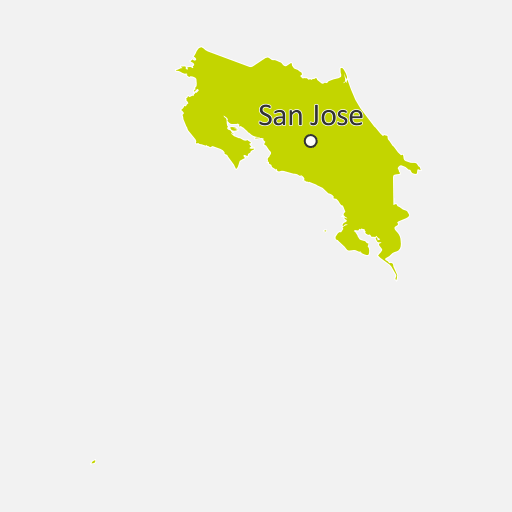 Map of Costa Rica