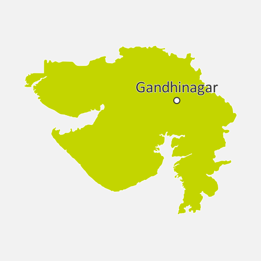 Map of Gujarat