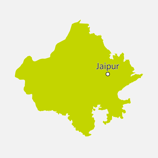 Map of Rajasthan