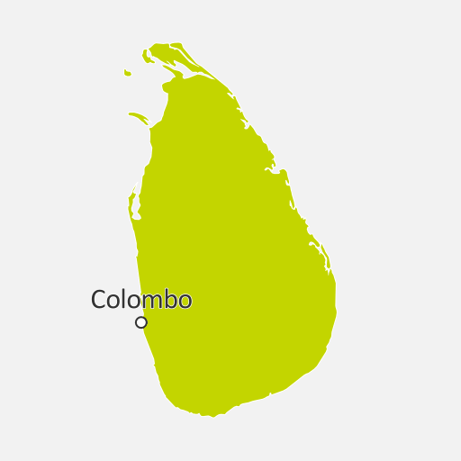 Map of Sri Lanka