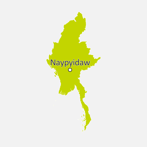 Map of Myanmar