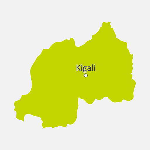 Map of Rwanda