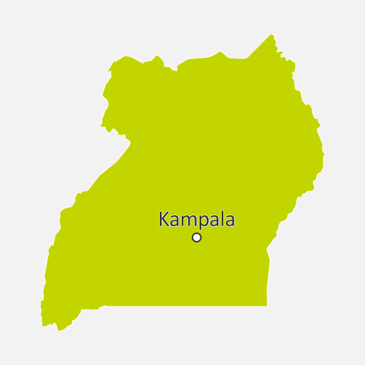 Map of Uganda