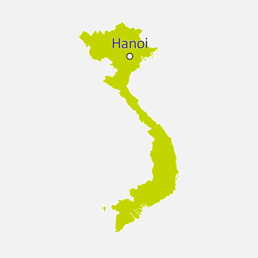 Map of Vietnam