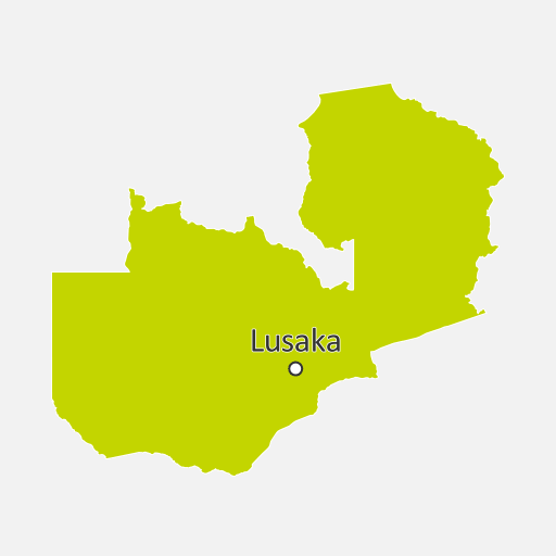 Map of Zambia