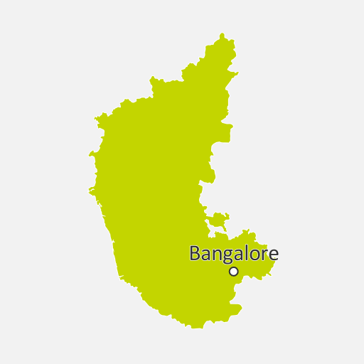 Mapa de Karnataka